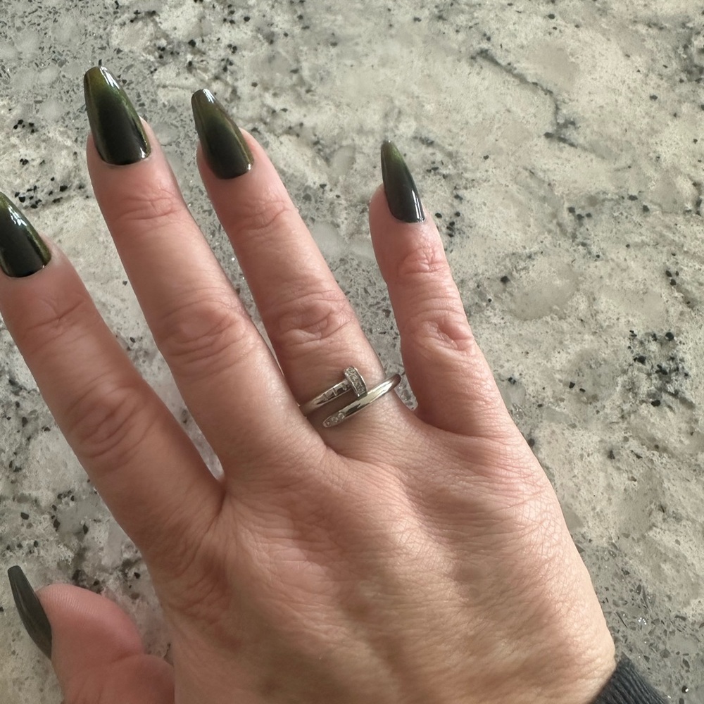 Nail ring that looks like that crazy expensive brand!